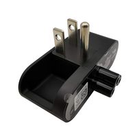 Folding 3 to 3 Prong Wall Plug Power Adapter Compatible with XPS 15 9530 9550 9560 E7240 E7270 E7440 E7470 65W 90W 130W Slim Charger AC Adapter Power Supply