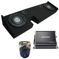 Compatible with 2009-2014 Ford F-150 Ext Super Cab Truck Harmony F104 Dual 10" Sub Box & CXA600.1 (Renewed)