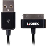 ISOUND ISOUND-1662 30-Pin Charge & Sync Cable, 3ft (Black) Consumer electronic