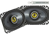 Kicker CS Series 46CSC464 4"X6" 4-Ohm 50 Watt RMS Coaxial Car Speaker Pair