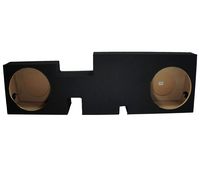 Compatible with 2017-UP Ford F-350 Supercrew Crew Cab Truck Dual 12" Sub Box Subwoofer Enclosure