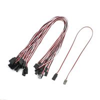 500mm Servo Extension Cable 3 Pin Male to Female Lead Wire for RC Airplane (30Pcs)