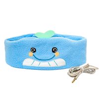 FIRIK Kids Headphones Volume Limited with Easy Adjustable Toddler Costume Silky Headband Headphones for Children, Perfect for Air Travel, Home and Christmas Birthday Gift - Whale