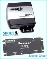 Complete Sirius Radio System for Satellite Ready PIONEER Receivers CD-SB10 + SCC1