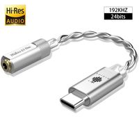 HIDIZS S3 Portable Headphone Amp/USB C DAC/Audio Amplifier for Android/Windows/MacOSX System Smartphone Laptop (Silver)