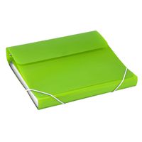 Samsill Duo 2-in-1 Organizer / 1 Inch 3 Ring Binder & File Organizer Combination/School Supplies/Paper Organizer/Green/Updated Version