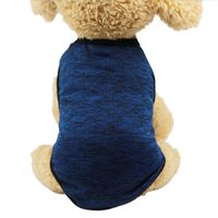 Howstar Pet Shirt, Classic Dog T Shirts Summer Clothes for Puppy Vest Pet Apparel Tank Top (Navy, XS)