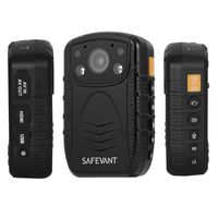 SAFEVANT 1296P HD Police Body Camera, Multi-Functional Body Worn Camera with 32GB Memory Installed