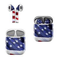 Skin Decals for Apple AirPods - Patriotic - Sticker Wrap Fits 1st and 2nd Generation