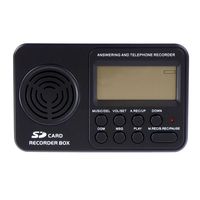 RecorderGear TR500 Landline Phone Call Recorder, Automatic Telephone Recording on Analog Lines