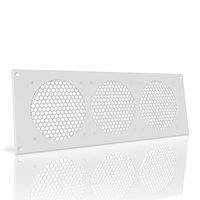 AC Infinity White Ventilation Grille 18", for PC Computer AV Electronic Cabinets, Replacement Grille for AIRPLATE S9/T9