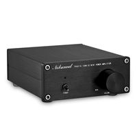 Nobsound Mini Dual TPA3116 Digital Power Amplifier HiFi Stereo Amp Audiophile-Grade 2.0 Channel 100W×2 NE5532P Pre-Amp (Black)