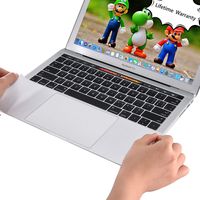 ChasBete Palm Rest Cover Compatible for MacBook Pro 13 Inch with Touch Bar Sticker Skin Protective Accessory(A1706/A1989,Silver)