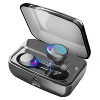 Wireless Earbuds Bluetooth 5.0 Headphones with Microphone IPX8 Waterproof Deep Bass Stereo Sound Auto Paring True Wireless Earbuds with Charging Case