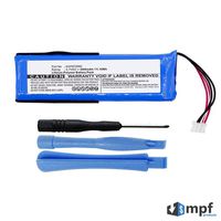MPF Products 3000mAh GSP872693 Battery Replacement Compatible with JBL Flip 3 Splashproof Portable Bluetooth Speaker with Installation Tools