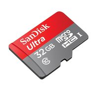 Professional Ultra SanDisk 32GB MicroSDHC AEE SD18B Action card is custom formatted for high speed, lossless recording! Includes Standard SD Adapter. (UHS-1 Class 10 Certified 80MB/sec)