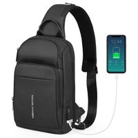 MARK RYDEN Sling Bag for men small waterproof Shoulder Chest Cross Body Backpack Lightweight Casual Daypack for 9.7 inch ipad