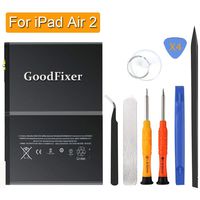GoodFixer Replacement Battery for Apple iPad Air 2 A1566, A1567, Complete Repair Tools Kit, New 0 Cycle 7340mAh Li-ion Replacement Battery [365 Days Warranty]