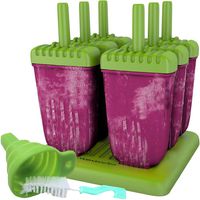 Popsicle Molds with Sticks Ice Pop Maker | 6 Pieces BPA Free Silicone Funnel and Cleaning Brush | Clearance Sale by Mamasicles