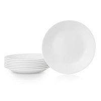 Corelle 1135859 Bread Plates, 8-Piece, Winter Frost White
