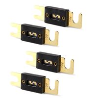 4 Pack ANL fuse For Autocar Vehicles Audio System Gold Plated (150 AMP)
