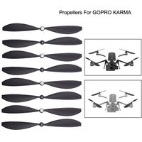 Sunshinehomely for GoPro Karma 8pcs Black Drone Propellers Blades Wings Accessories Parts New