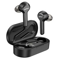 MPOW M9 True Wireless Earbuds w/ 200 Hours Standby and Bass, IPX7 Waterproof Bluetooth 5.0 Touch Key Headphones Charging Case, Wireless Earphones 30 Hours Playtime, in-Ear Mini Headset w/Microphones