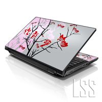 LSS 15 15.6 inch Laptop Notebook Skin Sticker Cover Art Decal Fits 13.3" 14" 15.6" 16" HP Dell Lenovo Apple Asus Acer Compaq (Free 2 Wrist Pad Included) Pink Gray