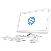 HP 23-inch All-in-One Computer, Intel Pentium J4205, 8GB RAM, 1TB Hard Drive, Windows 10 (24-g216, White)