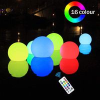 SHYMERY Floating Pool Lights, Upgrade 3.2-inch RGB Color Changing LED Pool Balls with Remote Control, IP65 Waterproof Bath Toys, Perfect for Pool Swimming,Pond Decoration,Pack of 6
