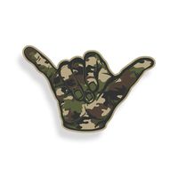 Camo Hang Loose Shaka Sticker Sign Symbol Old School Surf Cup Cooler Laptop Vinyl Decal Graphic