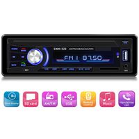 Car Stereo with Bluetooth Single din in Dash, AM FM Car Radio Car Audio Support USB, SD Card,AUX in, with Wireless Remote Control