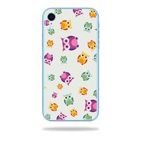 MightySkins Skin Compatible with Apple iPhone XR - Owls | Protective, Durable, and Unique Vinyl Decal wrap Cover | Easy to Apply, Remove, and Change Styles | Made in The USA