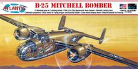 B-25 Mitchell WWII Bomber Plastic Model Kit 1/64 Atlantis Toy and Hobby
