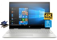 HP Envy X360 15t Convertible 2-in-1 Premium Home and Business Laptop (Intel 8th Gen i7-8550U, 8GB RAM, 512GB Sata SSD, 15.6" 4K UHD (3840x2160) Touch, HP Pen, Bluetooth, Win 10 Pro)