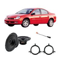 Compatible with Dodge Neon 1995-2001 Front Door Factory Replacement Speaker Harmony HA-R65 Speakers