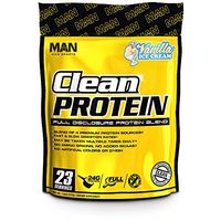 Man Sports Clean Protein Powder. Vanilla Ice Cream Flavored Protein Powder with 24 grams of Protein Per Serving (23 servings)