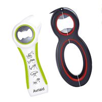 Multi Bottle Opener, Easy Grip Jar Opener, Can, Bottle Openers, Twist Off Lid - Jar Opener for Seniors and Arthritic Hands, Seniors with Arthritis, Hand Weakness (2 pack)