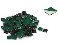 XJS Square Self-Adhesive Cable Tie Mount Bases (12.5x12.5mm)