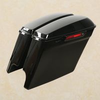 XMT-MOTO Extended Stretched Hard Saddlebags w/Latch Keys fits for Harley-Davidson Touring FLT, FLHT, FLHTCU, FLHRC, Road King, Road Glide, Street Glide, Electra Glide, Ultra-Classic 2014-2019
