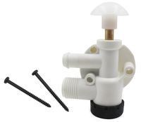 iFJF 385314349 RV Water Valve Assembly Camper Trailer Toilet Repair Kit For Sealand EcoVac Vacuflush Pedal Flush Toilets, Replacement for Dometic 385314349