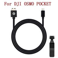 Sunshinehomely for DJI OSMO Pocket Nylon USB Type-c Cable Data Sync Charging Cable 1M Metal