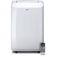 LG 10,000 BTU 115V Portable Air Conditioner with Remote Control, White (Renewed)