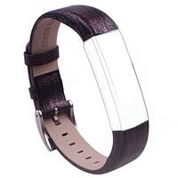 For Fitbit Alta Band Leather, AISPORTS Fitbit Alta HR Band Leather Band Smart Watch Adjustable Replacement Bands Metal Classic Bracelet Buckle Clasp for Fitbit Alta/Fitbit Alta HR Fitness Accessories