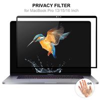 Yogaber for MacBook Pro 15" Laptop Privacy Screen Filter, Laptop Glass Screen Protector, Office Products, Computer Privacy Screen, Removable Anti Spy/Blue Light Film [2019 New MacBook Pro 15 Inch]