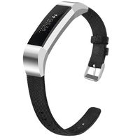 OenFoto Bands Compatible Fitbit Alta HR/Fitbit Alta/Ace, Adjustable Nylon Wristband Replacement Watch Band Strap Accessory Bracelet for Fitbit Alta HR/Fitbit Alta Smart Watch, Large Black