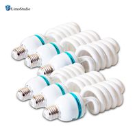 LimoStudio [6-Pack] 45W Full Spectrum Spiral Photo Light Bulb, Energy Saving 6500K Pure White Daylight Balanced CFL Light for Photography and Video, AGG2707