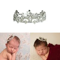 "Reagan" Ultra Mini Rhinestone Crown, Newborn Photography Prop, Toddler/Child Flower Girl Princess Tiara