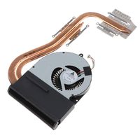 Almencla CPU Cooling Heatsink Rediator Repairing Parts for ASUS N56 N56V N56VV N76VZ N76VM Series Laptop Internal Fan with Heatpipe and Frame