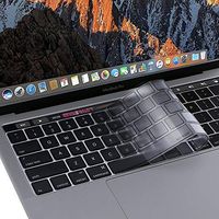 Avani - for MacBook Pro Touch Bar Keyboard Cover, Ultra Thin Clear Keyboard Skin for 2018 2017 2016 Release MacBook Pro with TouchBar 13 Inch A1706 A1989 or 15 Inch A1707 A1990 Protective Skin